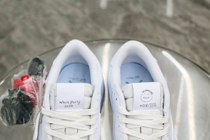 Travis Scott x Air Jordan 1 Retro Low OG SP Michael Rubin White Party