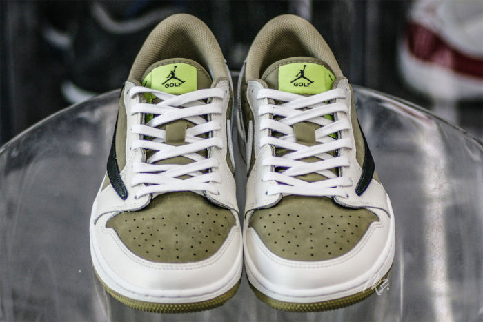 Travis Scott x Air Jordan 1 Low Golf Neutral Olive
