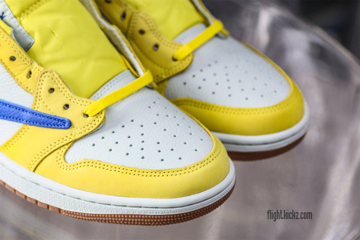 Travis Scott x Air Jordan 1 Retro Low OG SP “Elkins/Canary Yellow”