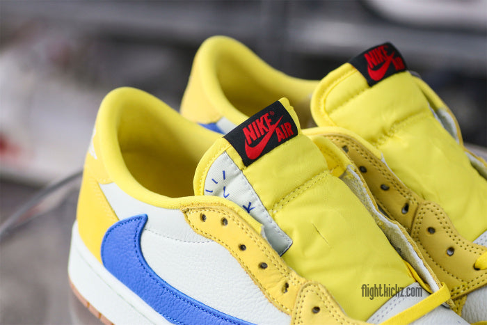 Travis Scott x Air Jordan 1 Retro Low OG SP “Elkins/Canary Yellow”