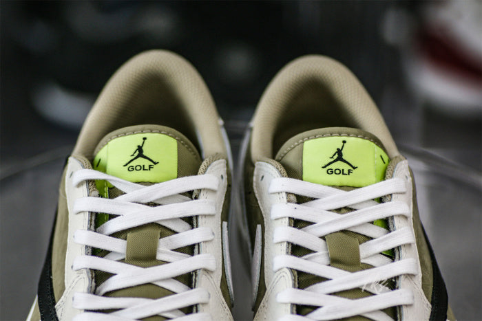 Travis Scott x Air Jordan 1 Low Golf Neutral Olive