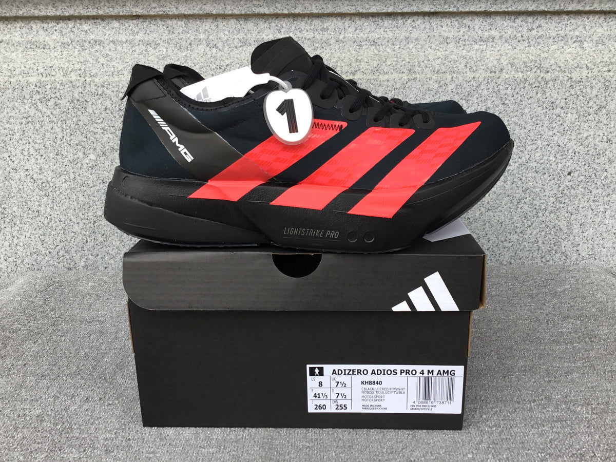 Adidas Mercedes AMG Petronas Motorsport X Adizero Adios Pro 4 M Core Black Lucid Red (UA)