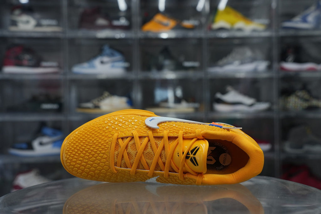 Off White x Nike Zoom Kobe 6 Yellow Custom (UA)