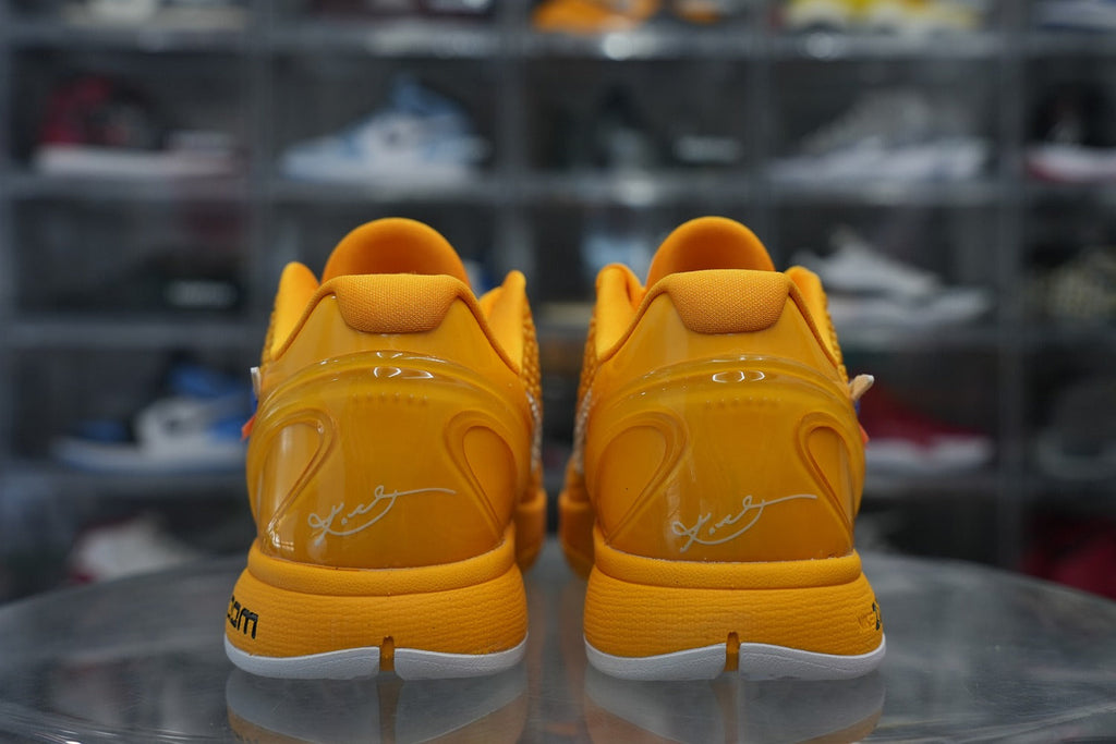 Off White x Nike Zoom Kobe 6 Yellow Custom (UA)