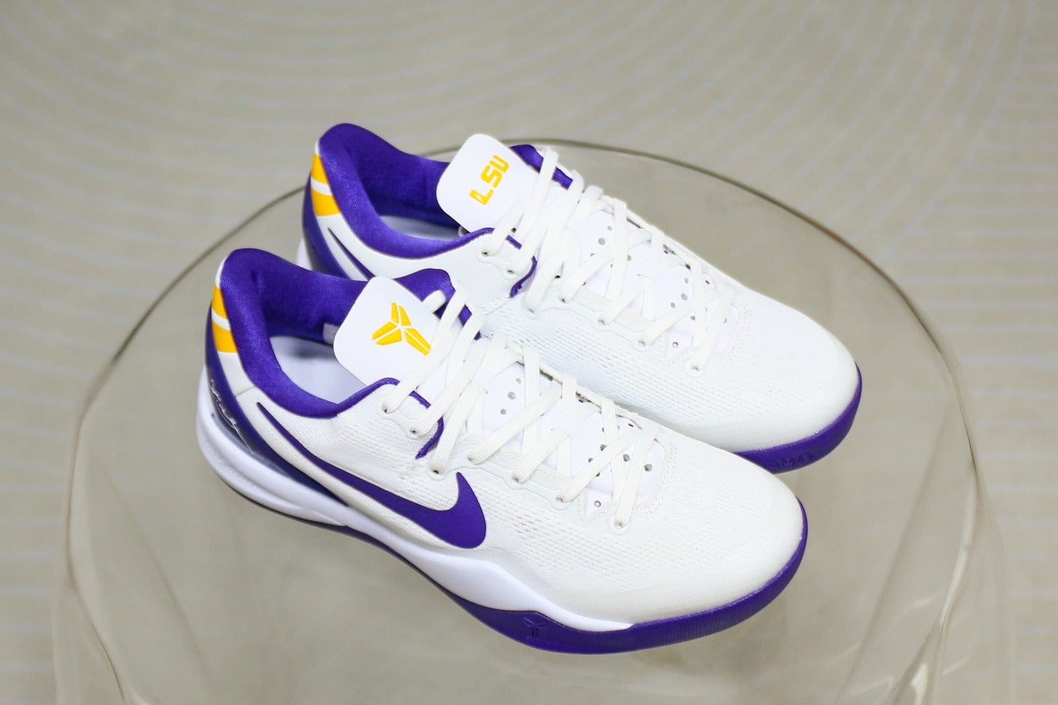 Nike Kobe 8 Protro “LSU White” PE (UA)