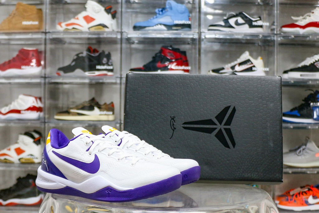 Nike Kobe 8 Protro “LSU White” PE (UA)
