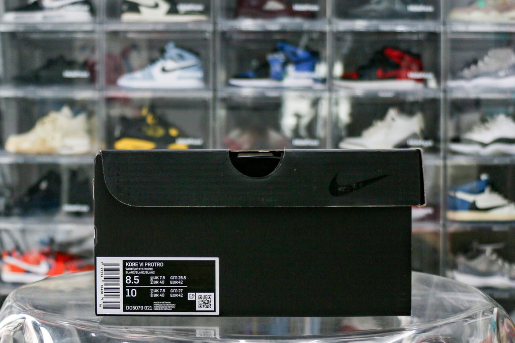 Nike Kobe 6 Protro White Grey Sample (UA)