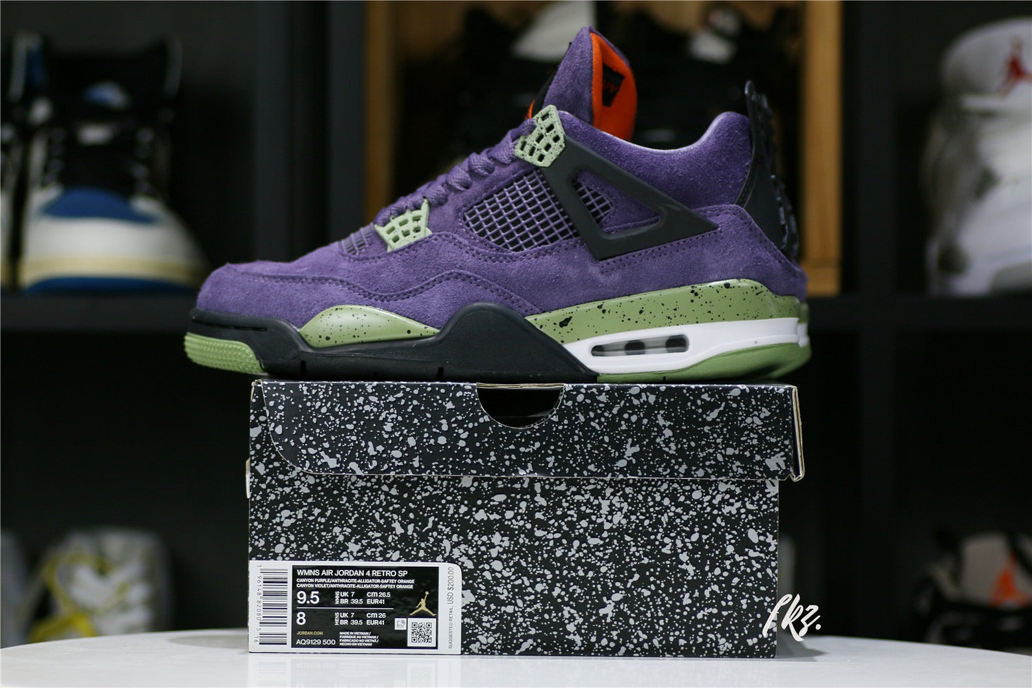 Air Jordan IV 4 Retro Canyon Purple 2022 (UA)