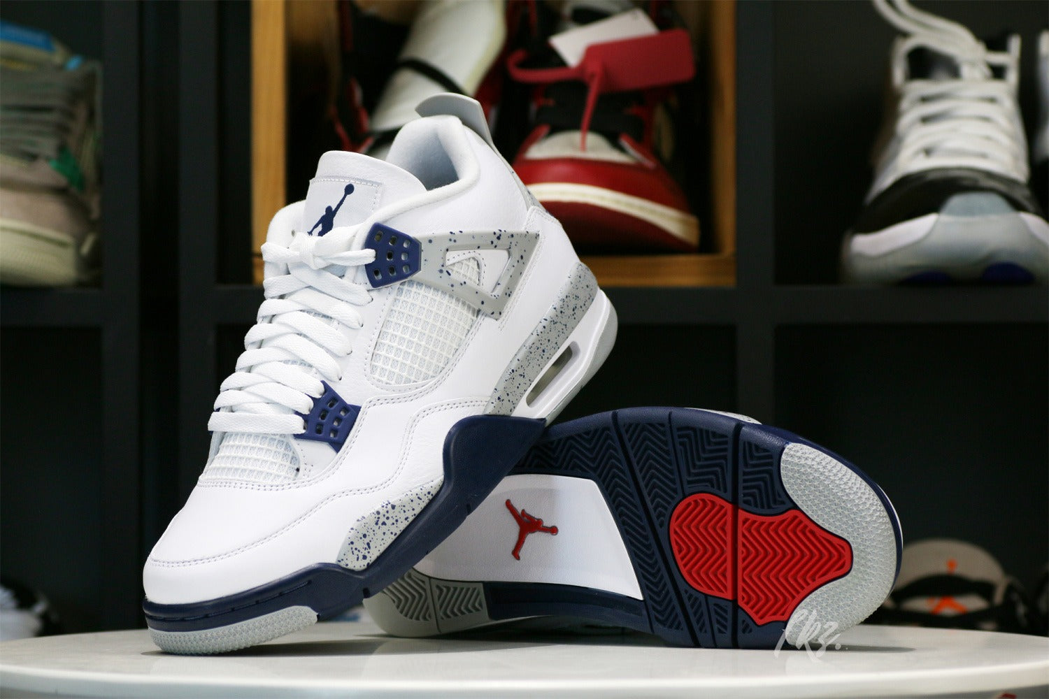 Air Jordan Retro 4 'Midnight Navy' 2022 (UA)