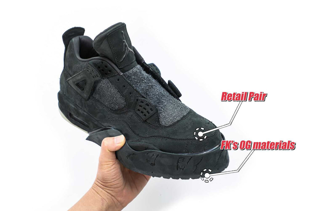 Kaws X Air Jordan 4 Retro Black 2017 (UA)