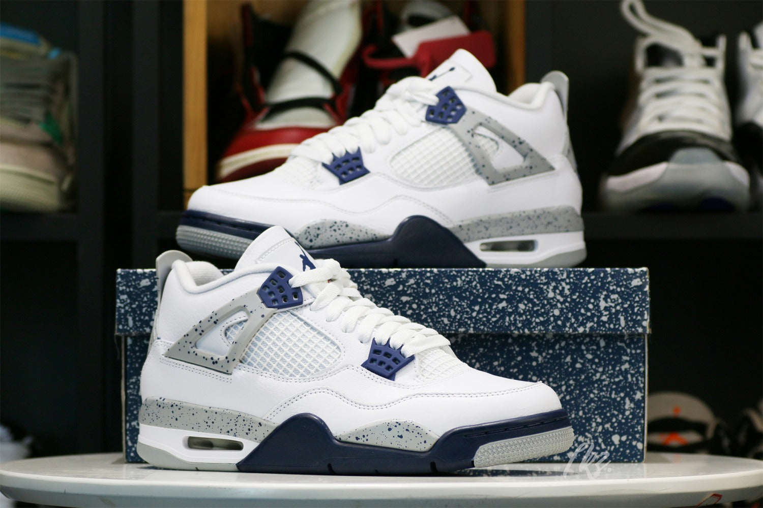 Air Jordan Retro 4 'Midnight Navy' 2022 (UA)