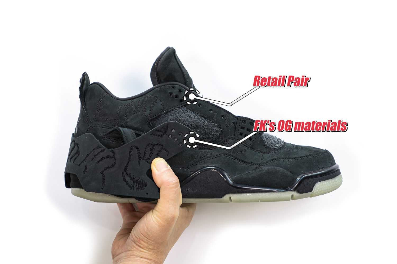 Kaws X Air Jordan 4 Retro Black 2017 (UA)