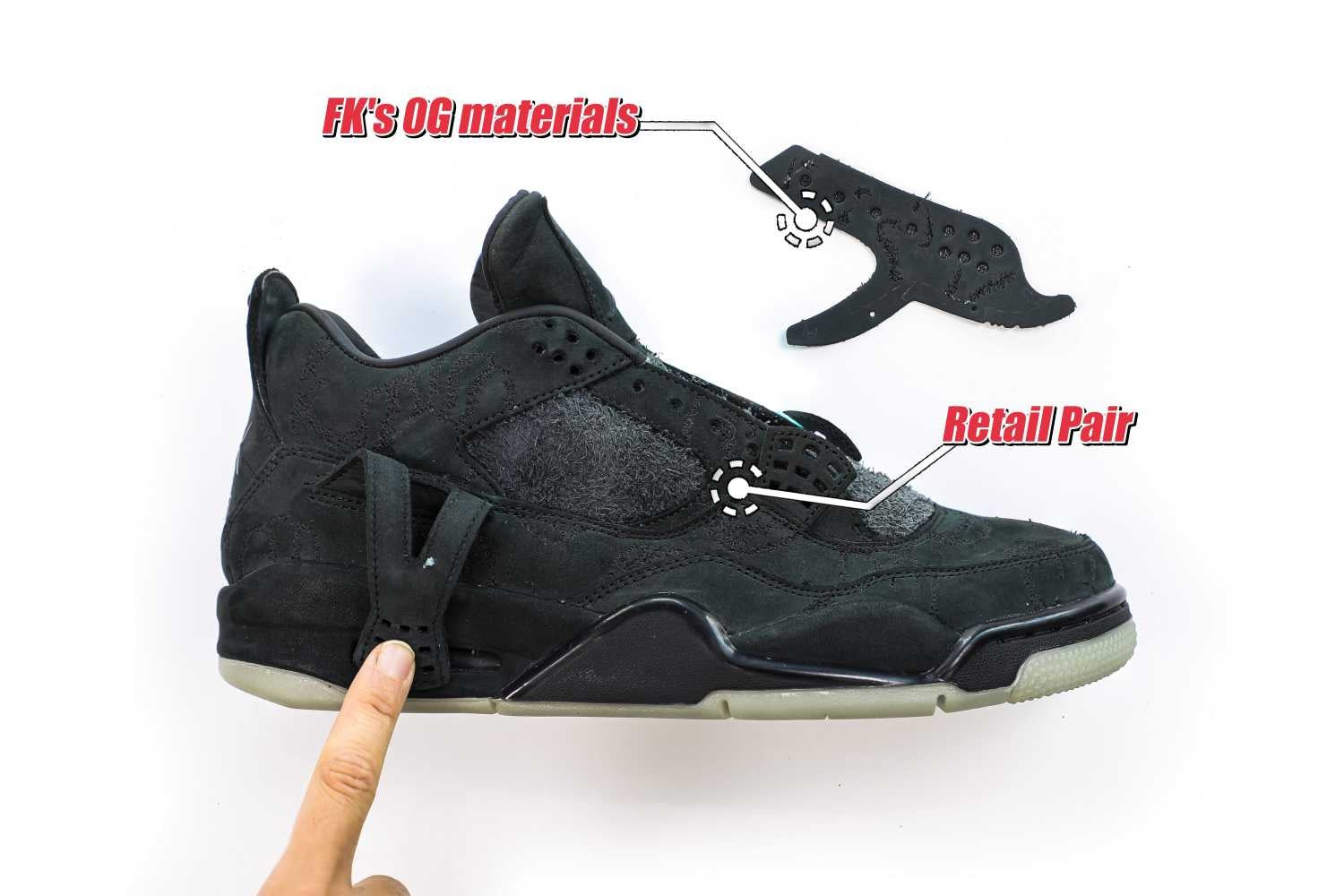 Kaws X Air Jordan 4 Retro Black 2017 (UA)