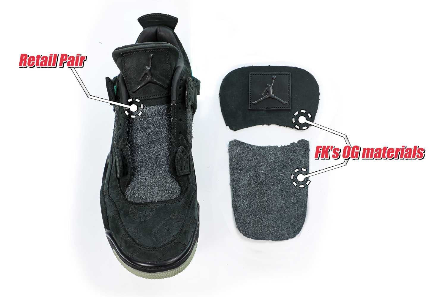 Kaws X Air Jordan 4 Retro Black 2017 (UA)