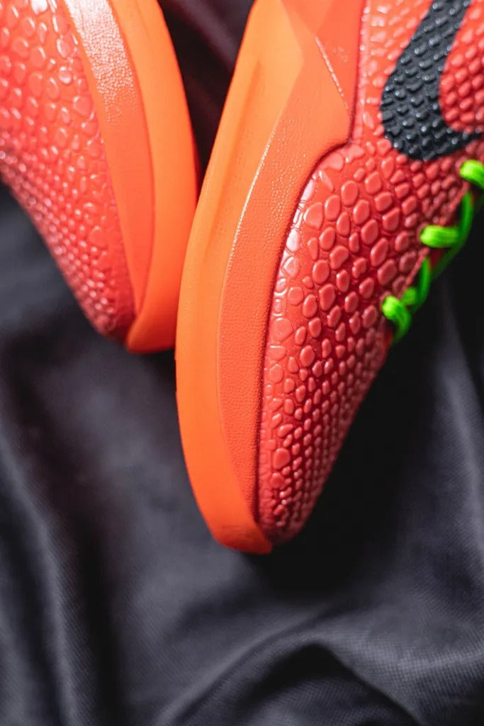 #H12 Nike Zoom Kobe 6 Protro “Reverse Grinch” 3.0 Original e Puro, Red