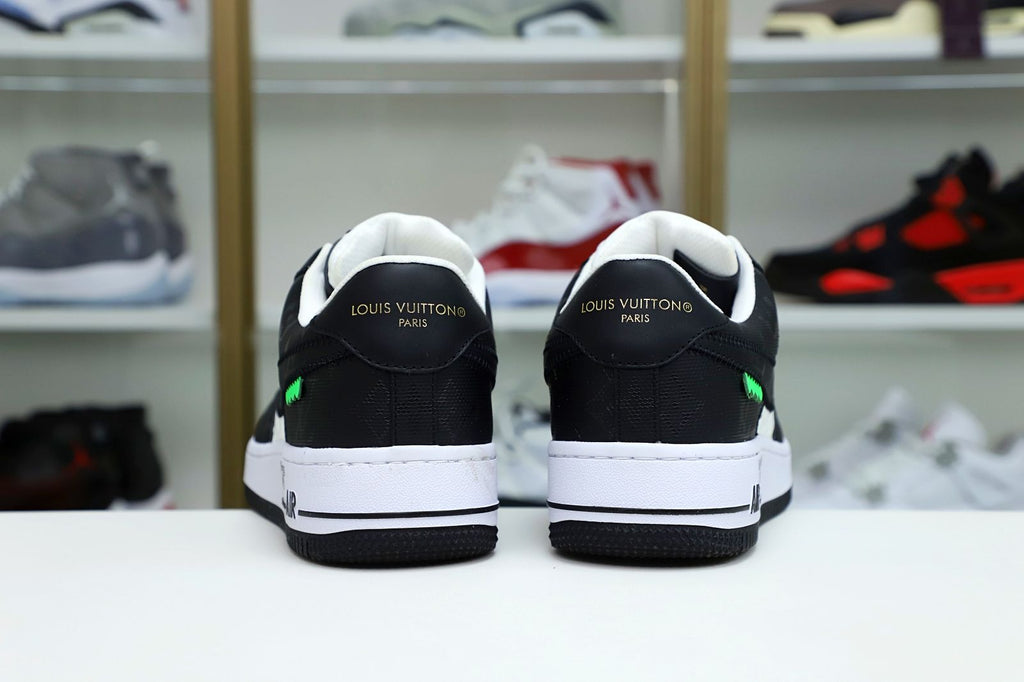 Louis Vuitton X Nike Air Force 1 Low Black White (UA)