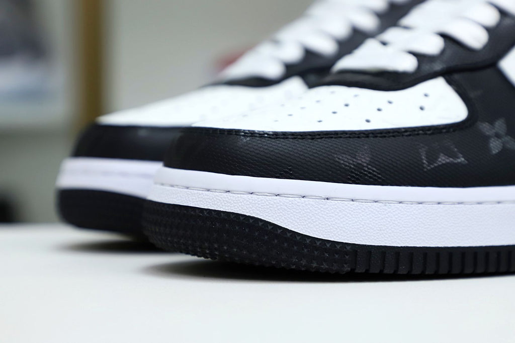 Louis Vuitton X Nike Air Force 1 Low Black White (UA)
