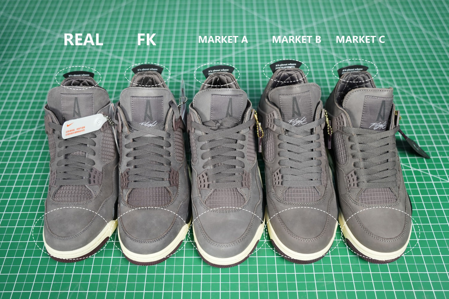 A Ma Maniére x Air Jordan 4 Retro 'Violet Ore' 2022 (UA)