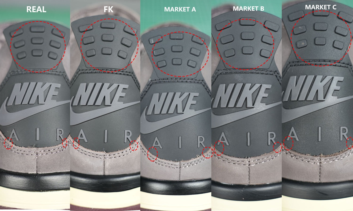 A Ma Maniére x Air Jordan 4 Retro 'Violet Ore' 2022 (UA)