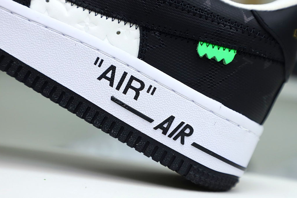 Louis Vuitton X Nike Air Force 1 Low Black White (UA)