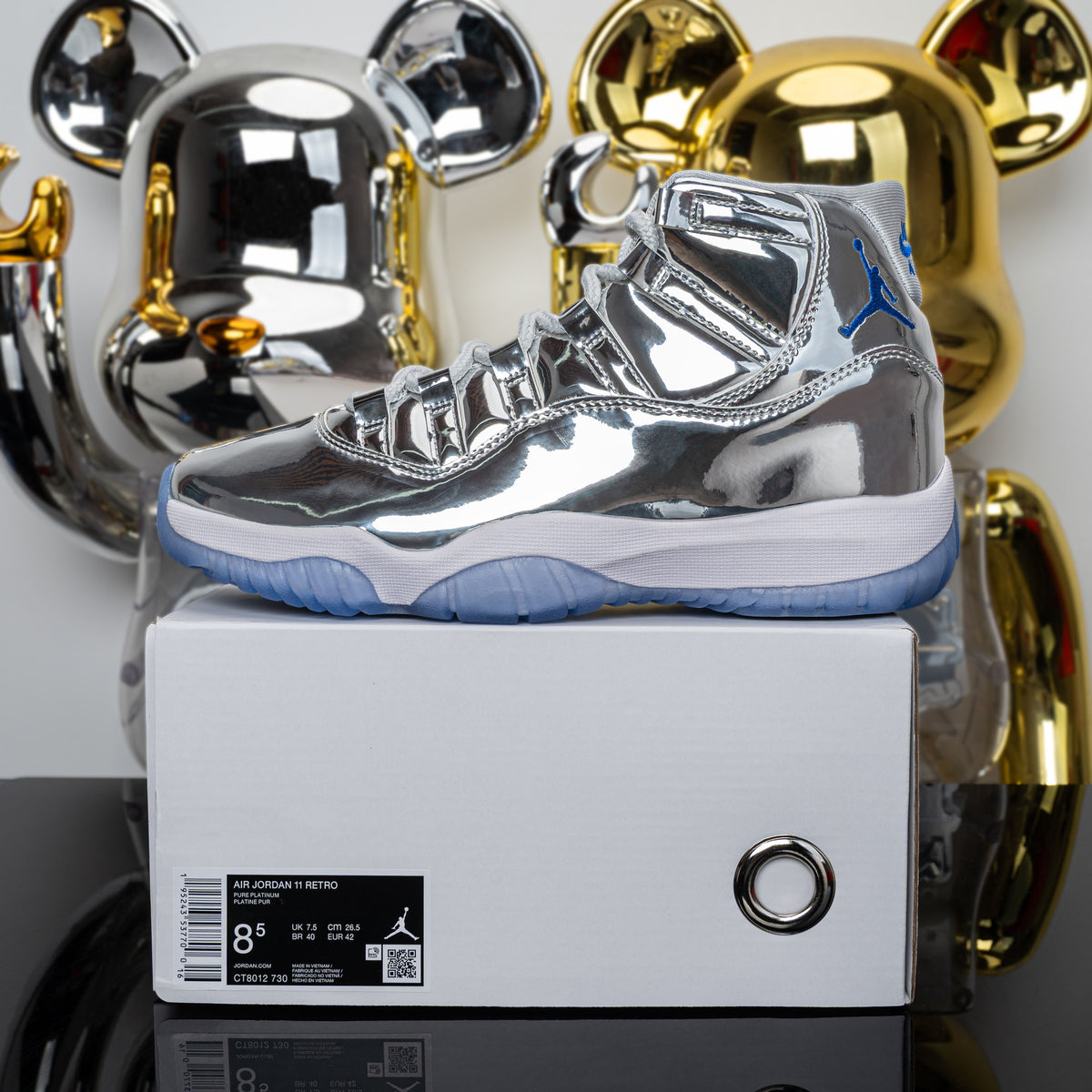 Air Jordan 11 Retro PE “Chrome” “Metallic Silver” (UA)