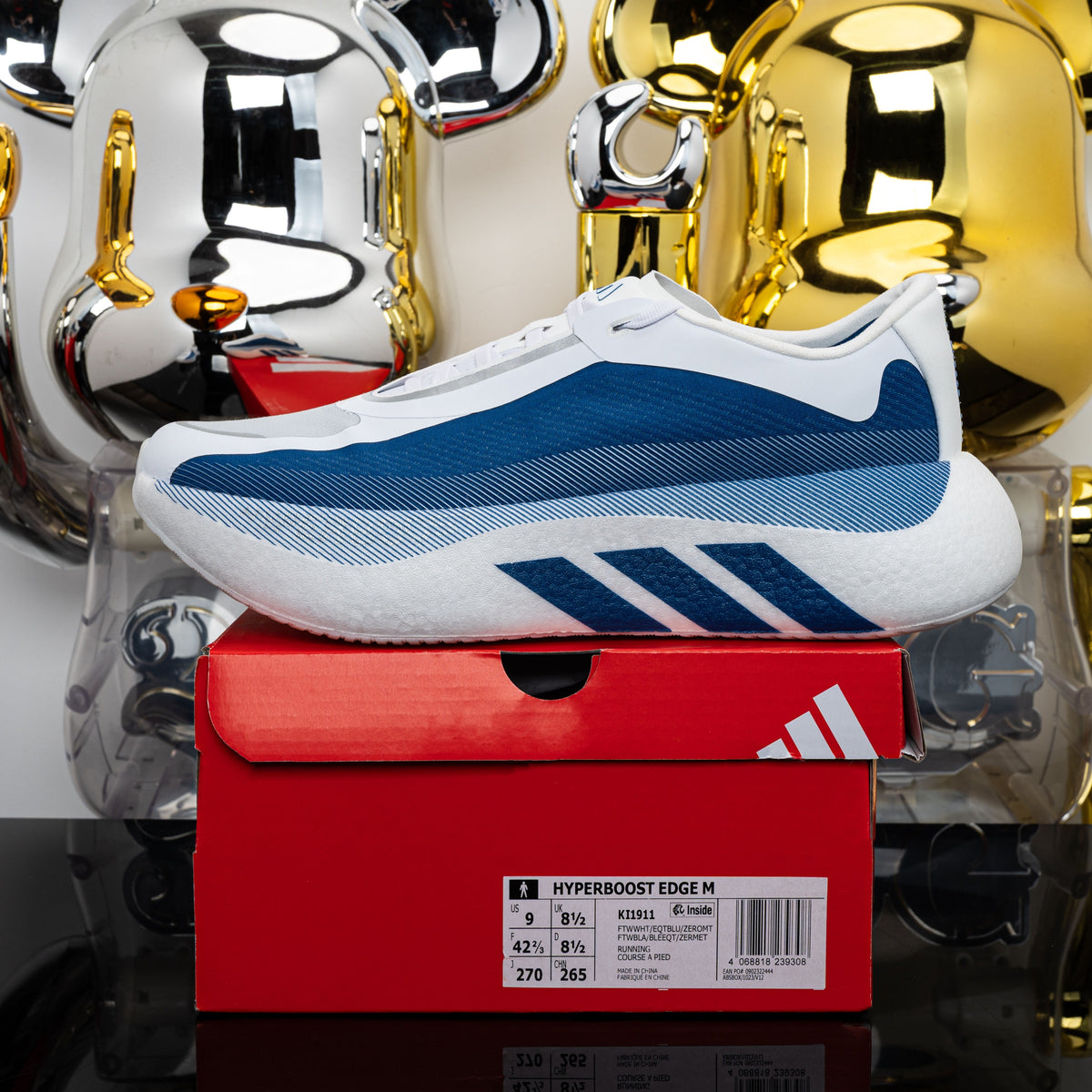 Adidas Hyperboost Edge White EQT Blue (UA)