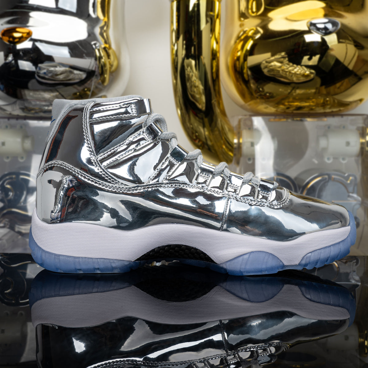 Air Jordan 11 Retro PE “Chrome” “Metallic Silver” (UA)