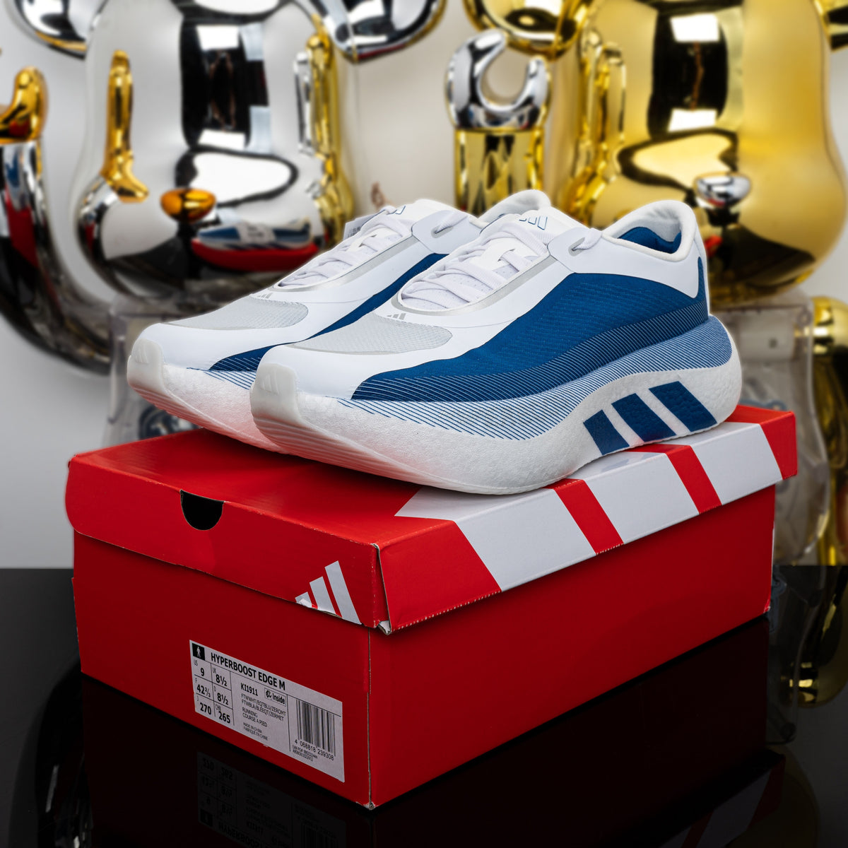 Adidas Hyperboost Edge White EQT Blue (UA)