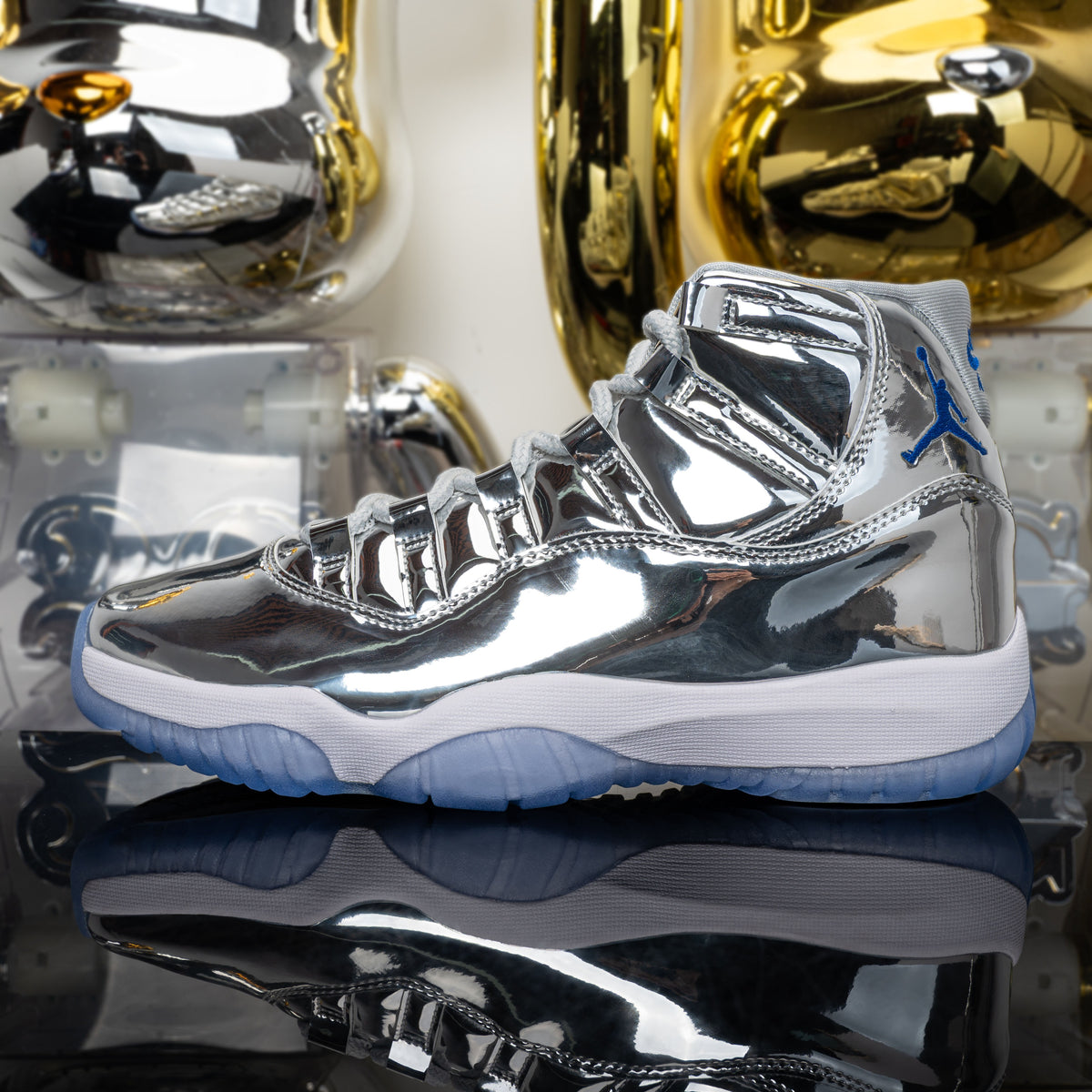 Air Jordan 11 Retro PE “Chrome” “Metallic Silver” (UA)