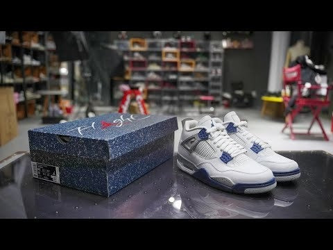 Air Jordan Retro 4 'Midnight Navy' 2022 (UA)