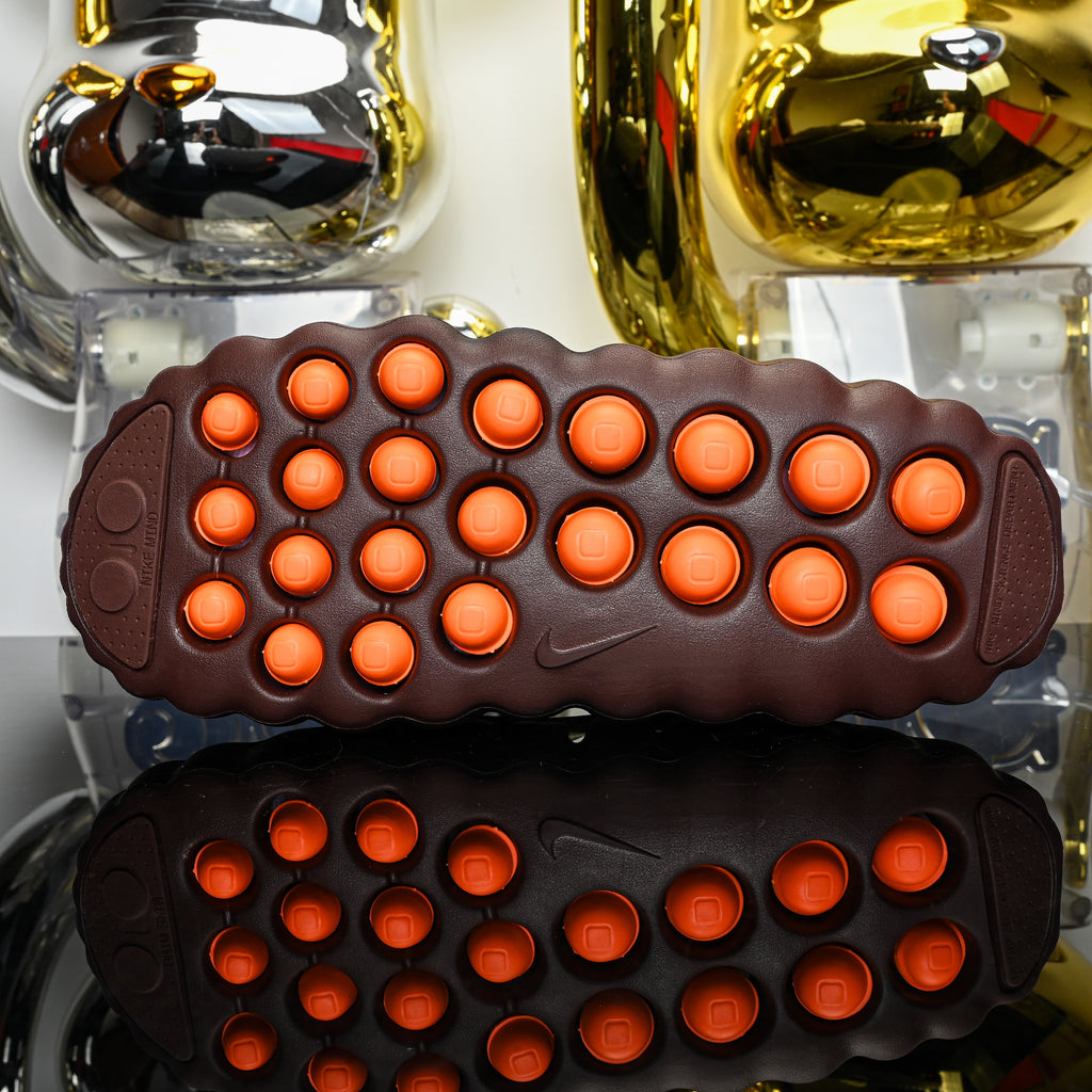 Nike Mind 001 Flyknit Slide Bronze Eclipse Total Orange (UA)