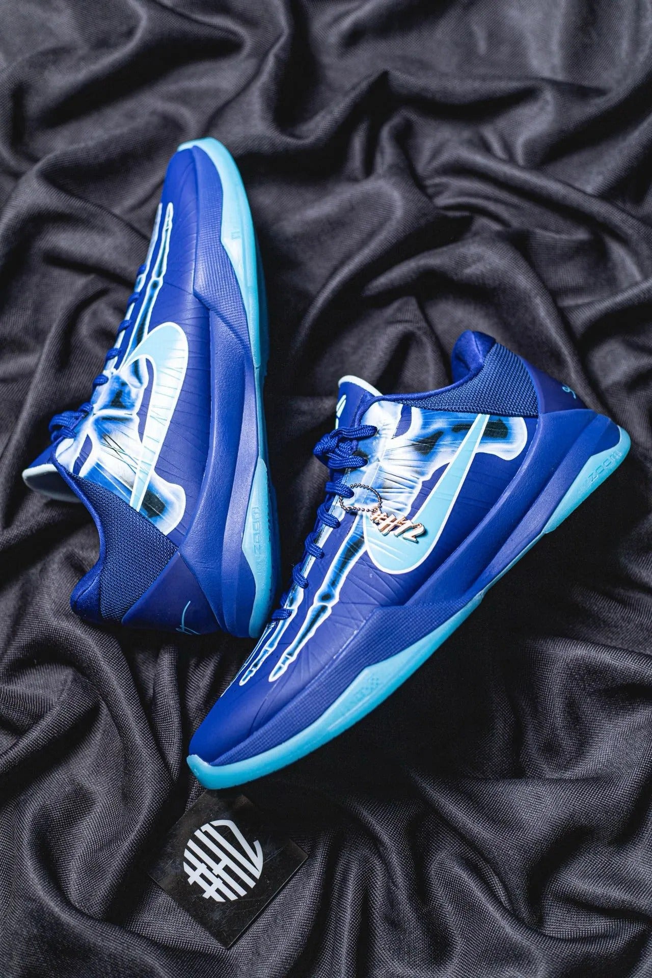 #H12 Nike Zoom Kobe 5 Protro “X-Ray” Blue Halloween Autêntico