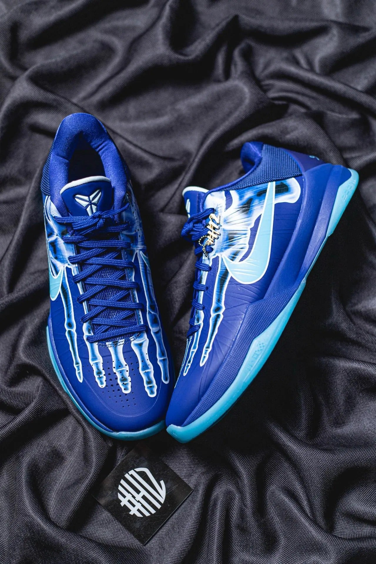 #H12 Nike Zoom Kobe 5 Protro “X-Ray” Blue Halloween Autêntico