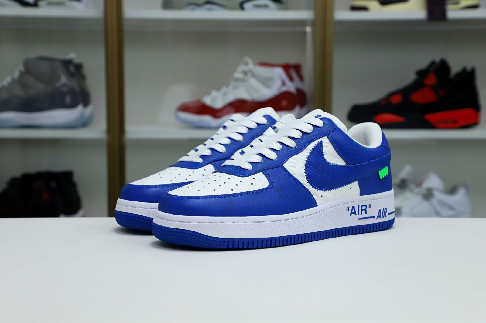 Louis Vuitton x Nike Air Force 1 Low – White & Royal Blue  (UA)