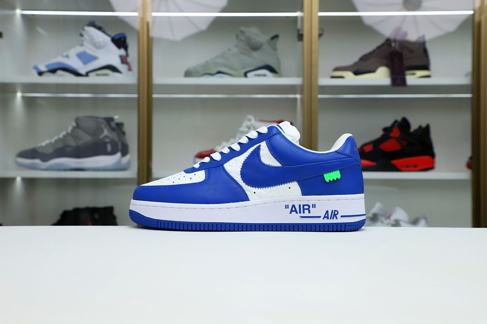 Louis Vuitton x Nike Air Force 1 Low – White & Royal Blue  (UA)
