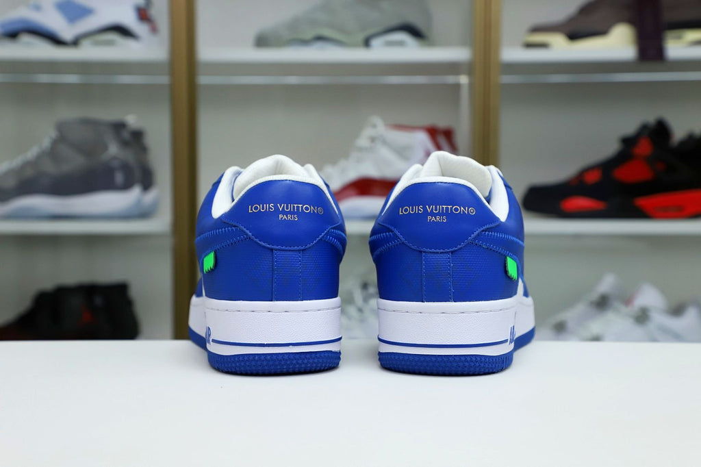 Louis Vuitton x Nike Air Force 1 Low – White & Royal Blue  (UA)