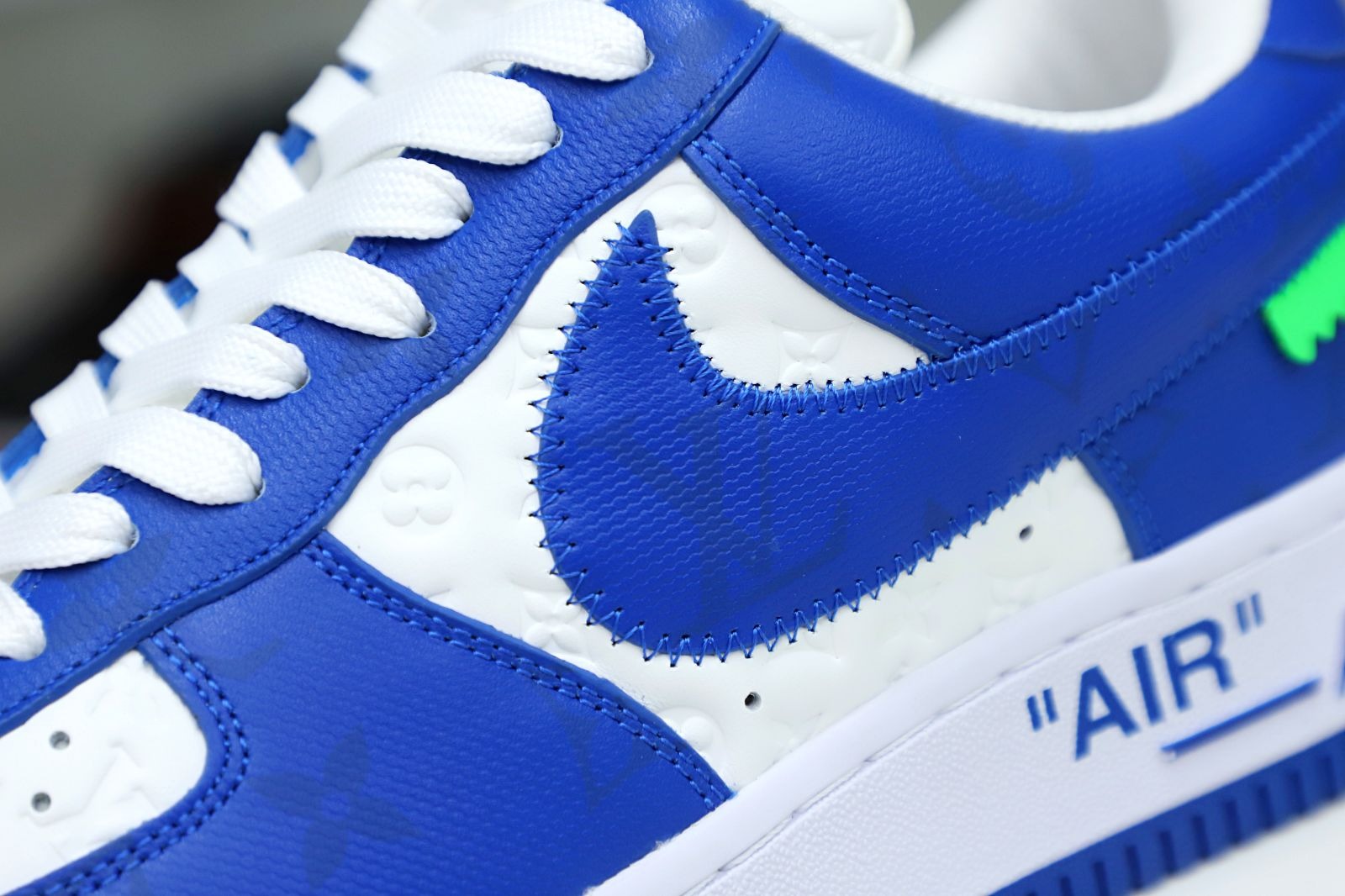Louis Vuitton x Nike Air Force 1 Low – White & Royal Blue  (UA)