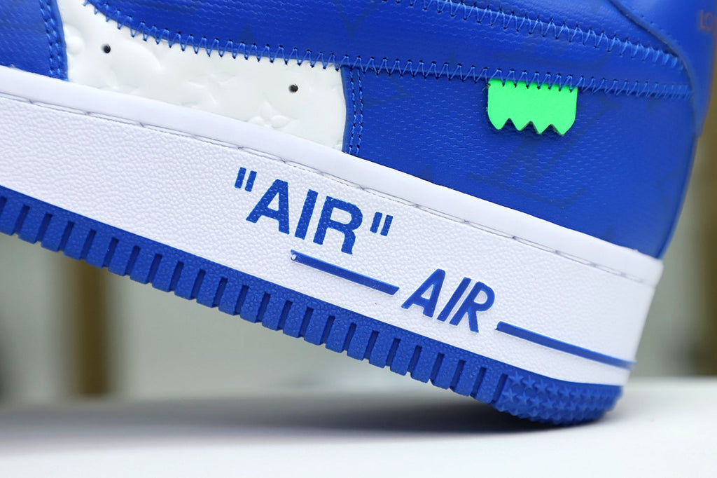 Louis Vuitton x Nike Air Force 1 Low – White & Royal Blue  (UA)