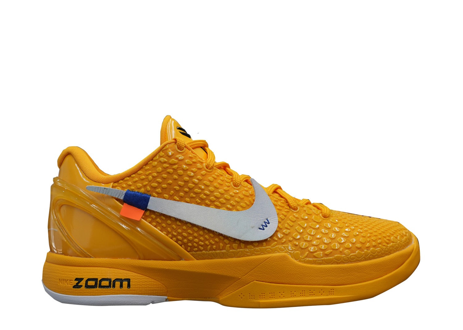 Off White x Nike Zoom Kobe 6 Yellow Custom (UA)